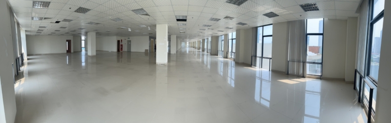 Sàn văn phòng trong toà nhà Thông Tấn Xã Đà Nẵng
