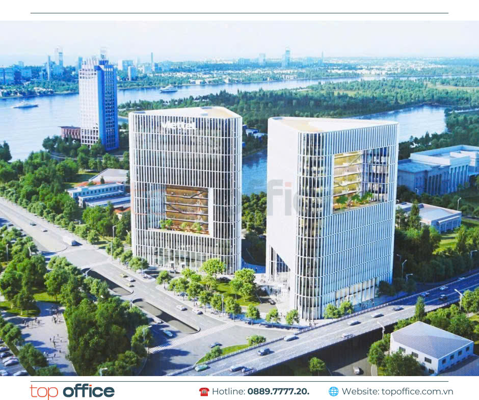 Hình ảnh phối cảnh toà nhà Viettel TechHub Đà Nẵng
